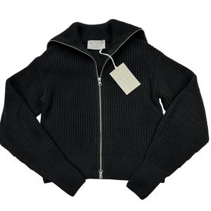 Everlane The Chunky Cardigan, black, S, NWT.